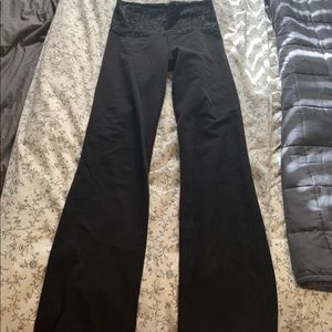 Lululemon black flared pants